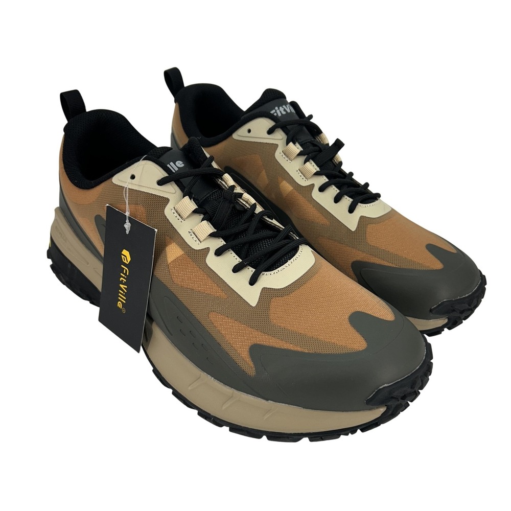 FitVille‎ Shoes Mens Size 13EW Trail Running Comfort Wide Width Outdoor Athletic